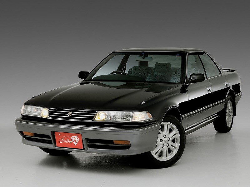 トヨタ マークii 2.5GTツインターボ JZX81 シートカバー付 純正AW