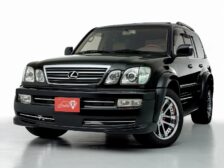 レクサス ＬＸ４７０ ４ＷＤ 左ハンドル ローダウン 社外品オーバーフェンダー